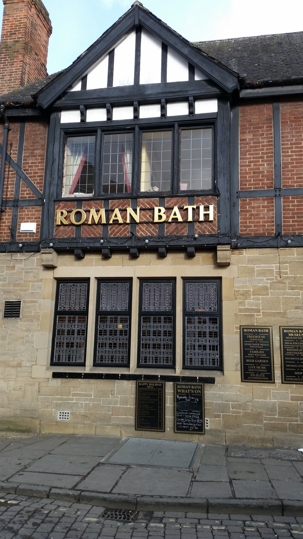 Exterior of the Roman Bath public house in York